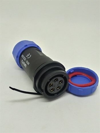 SY2111/S5 IP67 Plastik Bayonet Karşıt Tip Konnektör