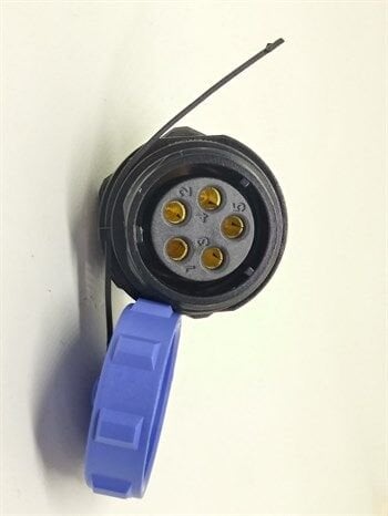 SY2112/S5 IP67 Plastik Bayonet Panel Tipi Konnektör