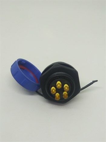 SY2112/P5 IP67 Plastik Bayonet Panel Tipi Konnektör